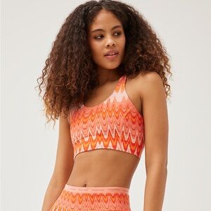 Outdoor Voices Doing Things Thrive Bra Sz Small Orange